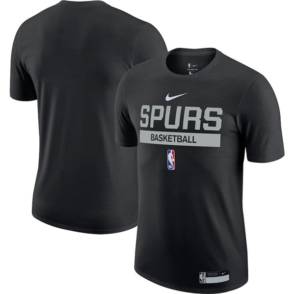 Men's San Antonio Spurs Black 2022/23 Legend On-Court Practice Performance T-Shirt